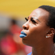 Gwen Berry of the United States reacts in the Women’s Hammer Throw during the Seiko Golden Grand Prix at Yanmar Stadium Nagai on May 19, 2019 in Osaka, Japan.